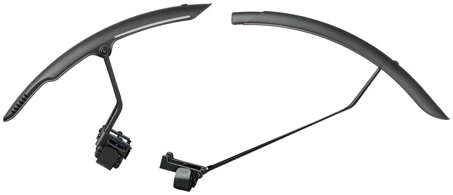 Topeak Tetrafender R2 Rear Fender - Fits Up To 650/700 x 32 Road Tire Black Clip-On Fender Topeak   