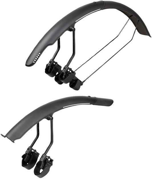 Topeak Tetrafender R1 / R2 Fender Set - Fits Up To 650/700 x 32 Road Tire BLK Clip-On Fender Topeak   