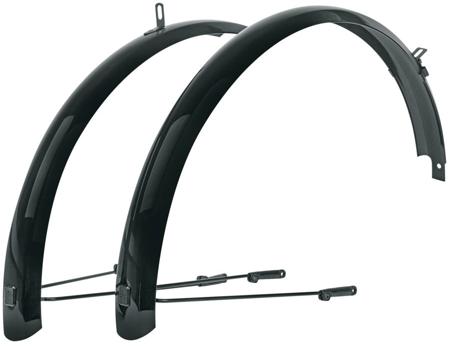 SKS B53 Bluemels Full Coverage Fender Set - 53mm 24 x 1-1.9" Black Full Coverage Fender SKS   