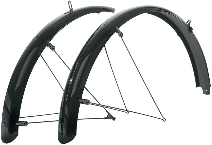 SKS B65 Bluemels Full Coverage Fender Set - 65mm 27.5/29/700 x 2.25  Black Full Coverage Fender SKS   