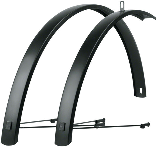 SKS Edge AL Aluminum Fender Set 56mm 700x50 Black Full Coverage Fender SKS   