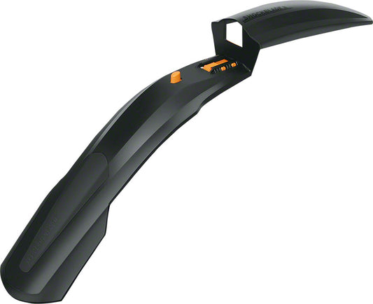SKS Shockblade Dark 26" and 27.5" Front Fender: Matte Black Clip-On Fender SKS   