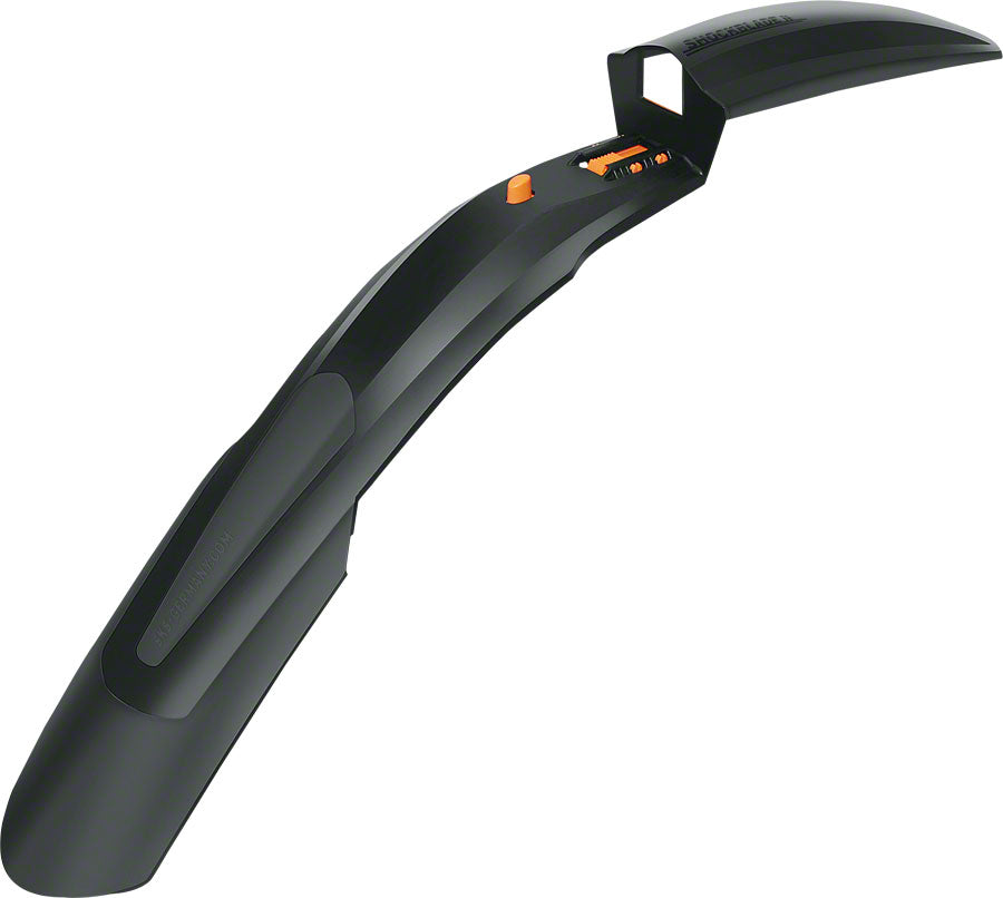 SKS Shockblade Dark 28" 29" and Plus Front Fender: Matte Black Clip-On Fender SKS   