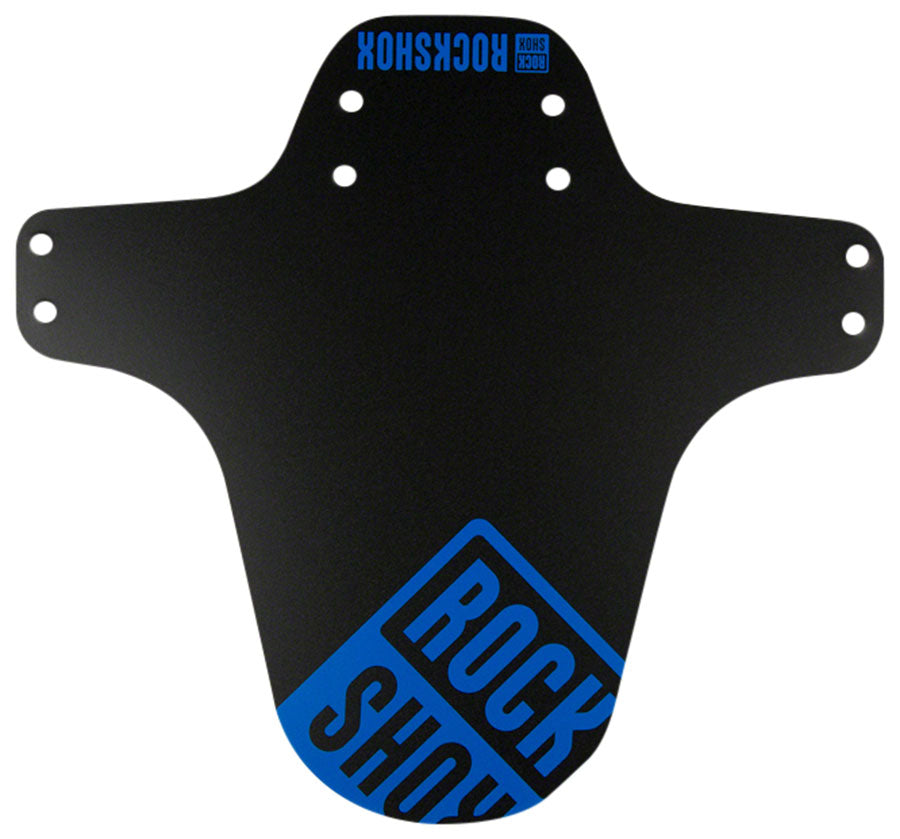 RockShox MTB Fork Fender Black with Water Blue Print Clip-On Fender RockShox   