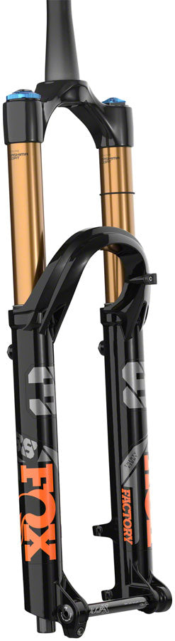 FOX 38 Factory Suspension Fork - 27.5" 170 mm 15 x 110 mm 44 mm Offset Shiny BLK GRIP2 Kabolt-X Suspension Fork Fox Shox   