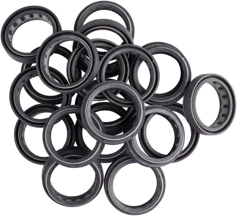 RockShox Dust Wiper Kit - 38mm BLK Includes Flangeless Dust Wipers QTY 20 - ZEB 2021 Seal Kit RockShox   