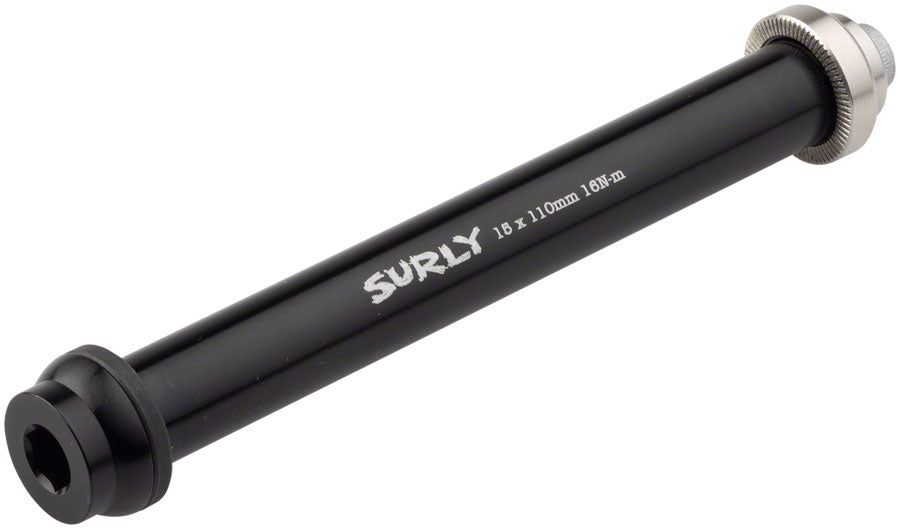 Surly Front Thru-Axle - 15x110 mm Chromoly Black Axles & Axle Parts Surly   