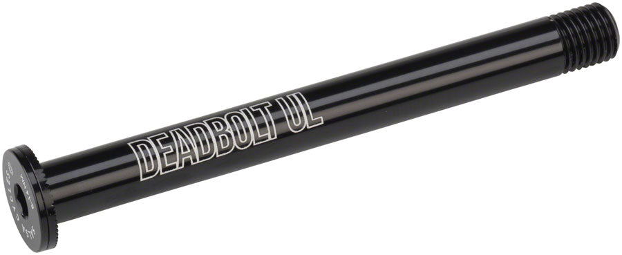 Salsa Deadbolt Ultralight Thru-Axle Front 15mm Axle Diameter 135mm Length 1.5 Thread Pitch 12mm Thread Length Axles & Axle Parts Salsa   