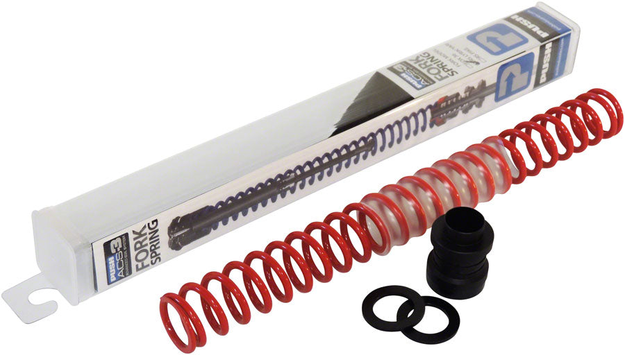 PUSH Industries ACS3 Spring Assembly - 140-170mm 2016-Current RockShox Yari Lyrik 30 lb/in Spring Weight Red Coil Springs & Parts PUSH Industries   