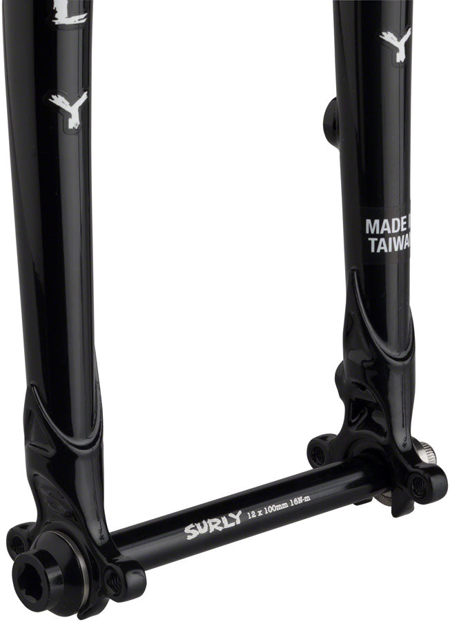 Surly Midnight Special 650b Fork 1-1/8" 50mm Offset Black Road Fork Surly   