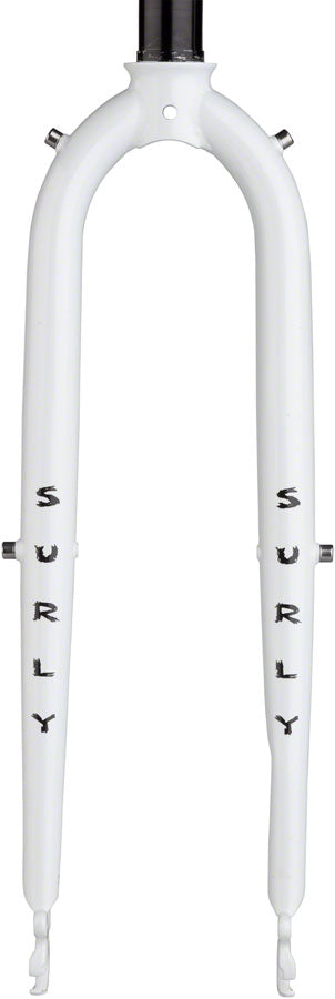 Surly Preamble 650b Fork 9x100mm QR 1-1/8" Straight Steerer Steel Thorfrost White Cyclocross/Hybrid Fork Surly   