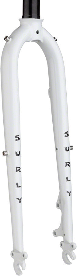 Surly Preamble 650b Fork 9x100mm QR 1-1/8" Straight Steerer Steel Thorfrost White Cyclocross/Hybrid Fork Surly   