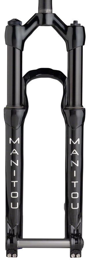 Manitou Circus Expert Suspension Fork - 26" 100 mm 20 x 110 mm 41 mm Offset Gloss BLK Straight Steerer Suspension Fork Manitou   