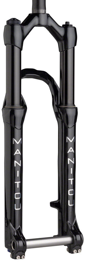 Manitou Circus Expert Suspension Fork - 26" 130 mm 20 x 110 mm 41 mm Offset Gloss BLK Straight Steerer Suspension Fork Manitou   