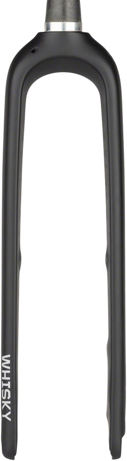 WHISKY No.9 MCX+ Fork - 12mm Thru Axle 1-1/8-1.5" Tapered Carbon Steerer Flat Mount Disc Matte BLK Cyclocross/Hybrid Fork Whisky Parts Co.   