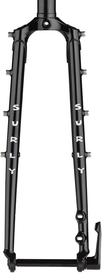 Surly Disc Trucker Fork - 26" 1-1/8" Straight 100x12 mm Thru-Axle Steel Disc BLK Cyclocross/Hybrid Fork Surly   