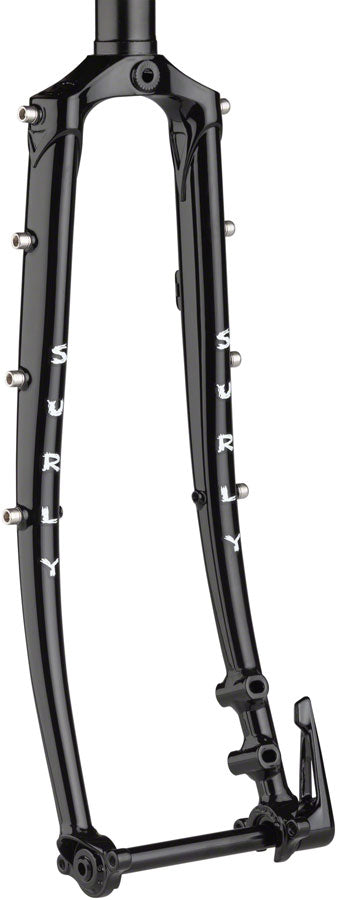 Surly Disc Trucker Fork - 26" 1-1/8" Straight 100x12 mm Thru-Axle Steel Disc BLK Cyclocross/Hybrid Fork Surly   