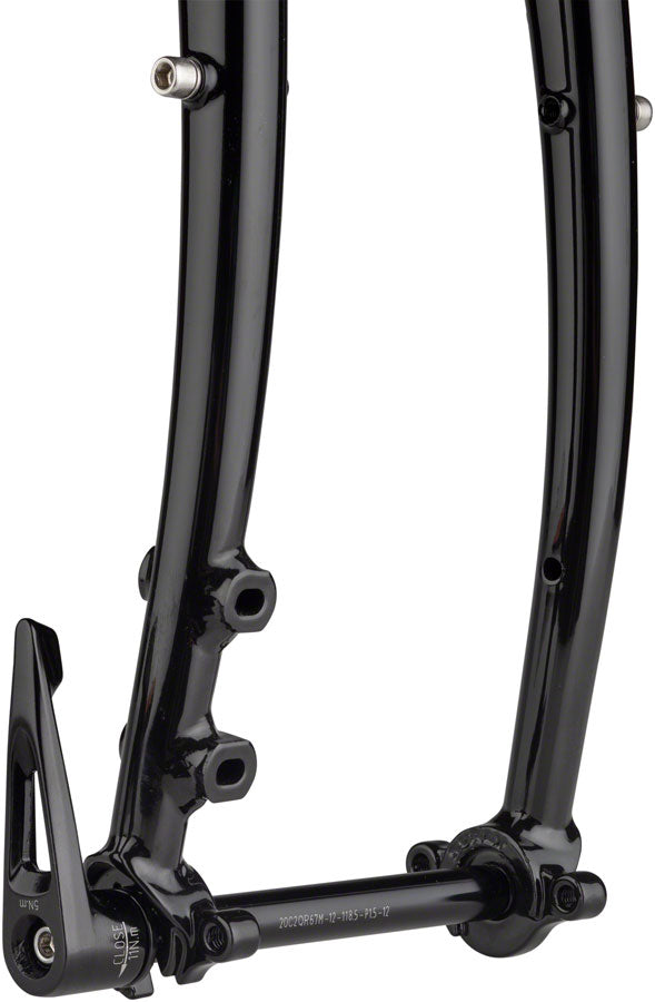 Surly Disc Trucker Fork - 700c 1-1/8" Straight 100x12 mm Thru-Axle Steel Disc BLK Cyclocross/Hybrid Fork Surly   