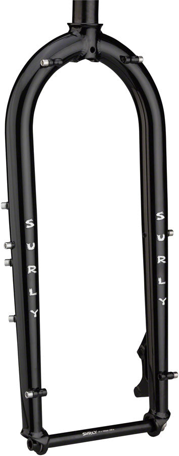 Surly Wednesday 26" 150x15 Thru Axle Fork 1-1/8" Straight Steerer Black Rigid Mountain Fork Surly   