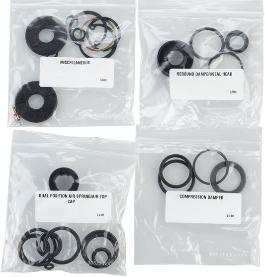 RockShox Full Service Kit Dual Position Air/Motion Control DNA 2012 Revelation New Dual Wing Adjuster Knob Service Kit RockShox   