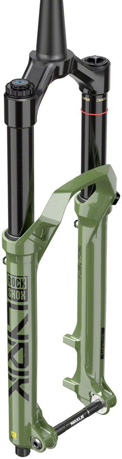 RockShox Lyrik Ultimate Charger 3 RC2 Suspension Fork - 27.5" 150 mm 15 x 110 mm 37 mm Offset Green D1 Suspension Fork RockShox   