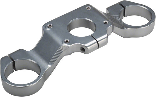 RockShox BoXXer C1 Tall Upper Crown 0mm Offset 36mm total offset on 27.5 46mm total offset on 29" Gray Crown/Steerer/Uppertube Assembly RockShox   