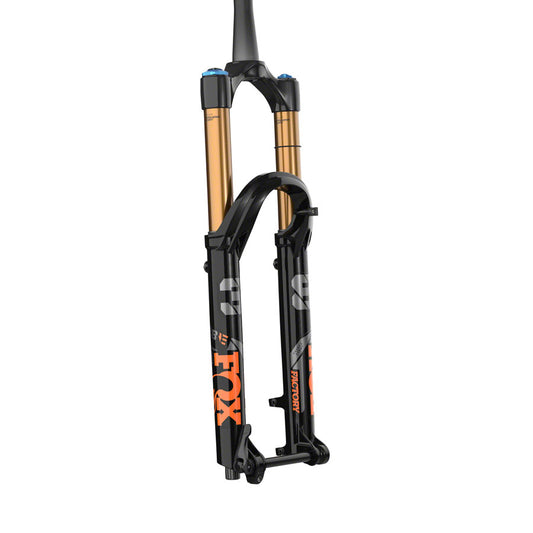 FOX 38 E-Optimized Factory Suspension Fork - 27.5" 170 mm 15QR x 110 mm 44 mm Offset Shiny BLK Grip 2 Suspension Fork Fox Shox   