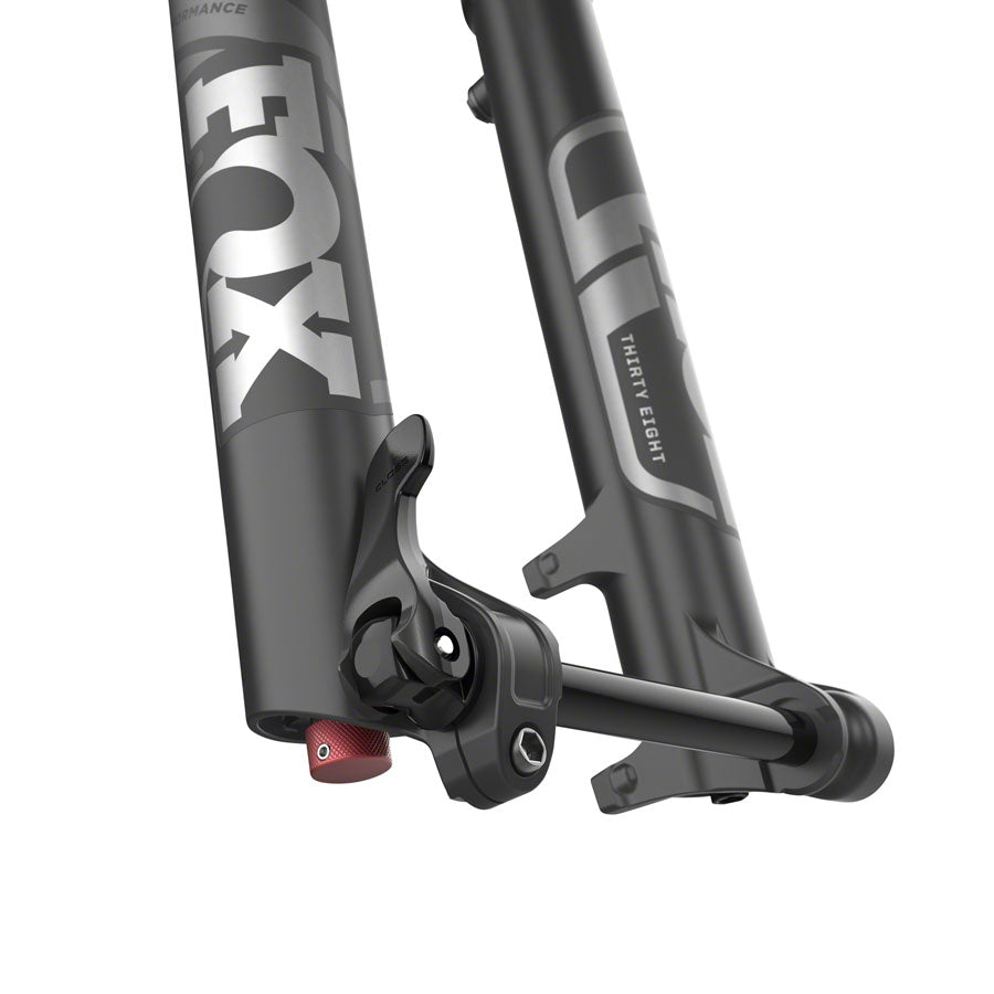 FOX 38 Performance Suspension Fork - 27.5" 170mm 15 x 110mm 44mm Offset Matte BLK 3-Position Grip2 Suspension Fork Fox Shox   