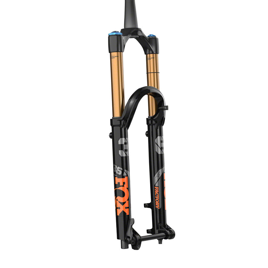 FOX 36 Factory Suspension Fork - 27.5" 160 mm 15QR x 110 mm 37 mm Offset Shiny BLK GRIP2 Suspension Fork Fox Shox   