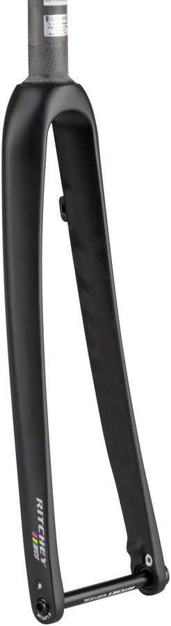 Ritchey WCS Carbon Road Disc Fork - 1-1/8" 46mm Rake Flat Mount  12mm Thru x 100mm BLK Road Fork Ritchey   