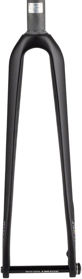 Ritchey WCS Carbon Road Disc Fork - 1-1/8" 46mm Rake Flat Mount  12mm Thru x 100mm BLK Road Fork Ritchey   