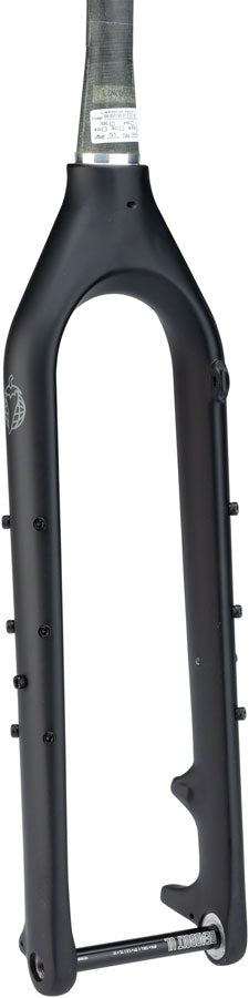Salsa Firestarter 110 Deluxe Carbon Fork 15x110mm Thru-Axle Matte Black Rigid Mountain Fork Salsa   