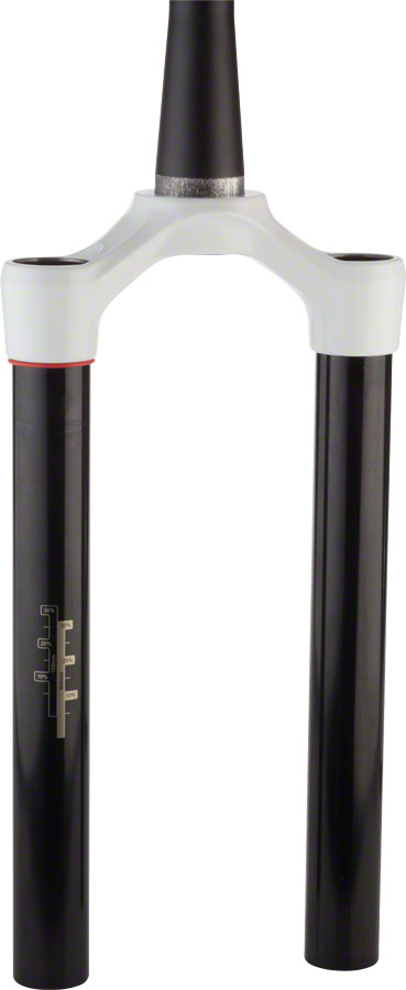 RockShox CSU Pike Dual Position Air 27.5"/29" 46 Offset Aluminum Taper White Crown/Steerer/Uppertube Assembly RockShox   