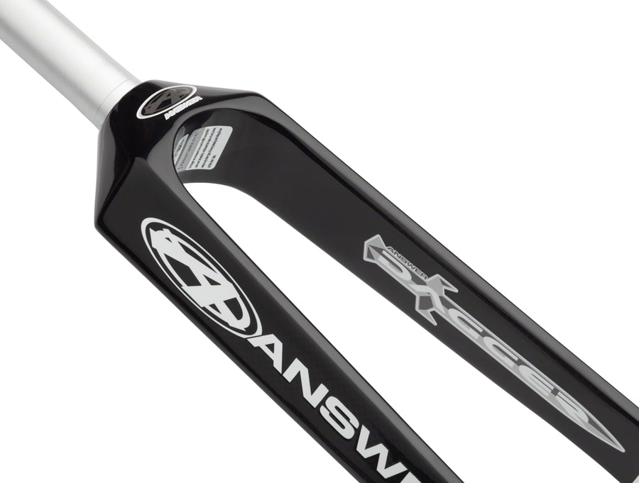 Answer BMX Dagger Pro Fork - 20" 20mm Dropout Tapered Black BMX Fork Answer Products   