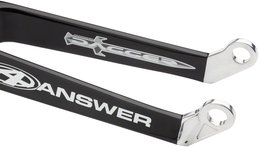 Answer BMX Dagger Pro Fork - 20" 20mm Dropout Tapered Black BMX Fork Answer Products   