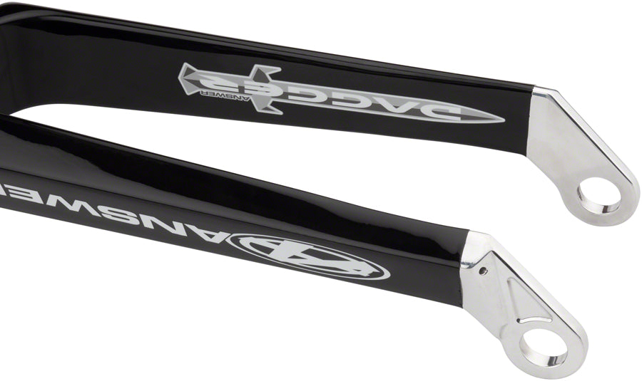 Answer BMX Dagger Pro Fork - 20" 20mm Dropout Tapered Black BMX Fork Answer Products   