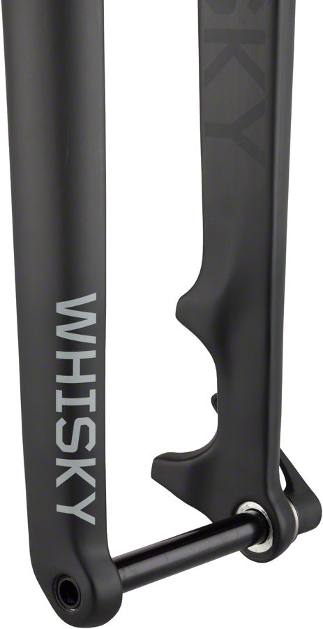 WHISKY No.9 MTN Fork - 29" Post Mount Disc 15 x 100 mm 1.5" Tapered Carbon Steerer Matte BLK Rigid Mountain Fork Whisky Parts Co.   