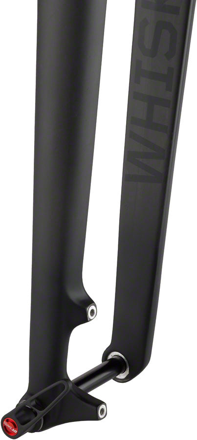 WHISKY No.9 MTN Fork - 29" Post Mount Disc 15 x 100 mm 1.5" Tapered Carbon Steerer Matte BLK Rigid Mountain Fork Whisky Parts Co.   