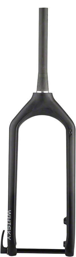 WHISKY No.9 Fat Fork - 15 x 150mm Thru-Axle 1.5" Tapered Carbon Steerer Post Mount Disc 51mm Offset Matte BLK Rigid Mountain Fork Whisky Parts Co.   