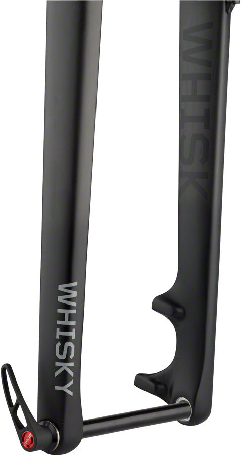 WHISKY No.9 Fat Fork - 15 x 150mm Thru-Axle 1.5" Tapered Carbon Steerer Post Mount Disc 51mm Offset Matte BLK Rigid Mountain Fork Whisky Parts Co.   