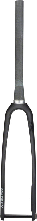 WHISKY No.9 RD+ Fork - 12mm Thru-Axle 1.5" Tapered Carbon Steerer Flat Mount Disc Matte BLK Road Fork Whisky Parts Co.   
