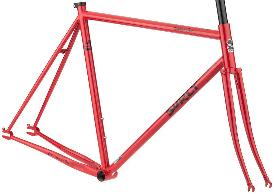 Surly Steamroller Frameset - 700c Steel Shag Carpet Orange 53cm Track Frames Surly   
