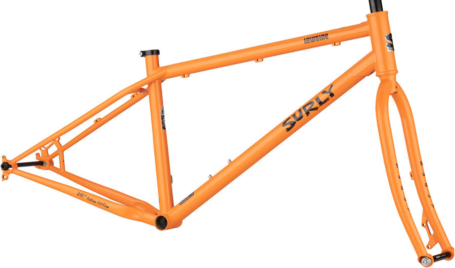 Surly Lowside Frameset - 27.5" Steel Dream Tangerine X-large Mountain Frame Surly   