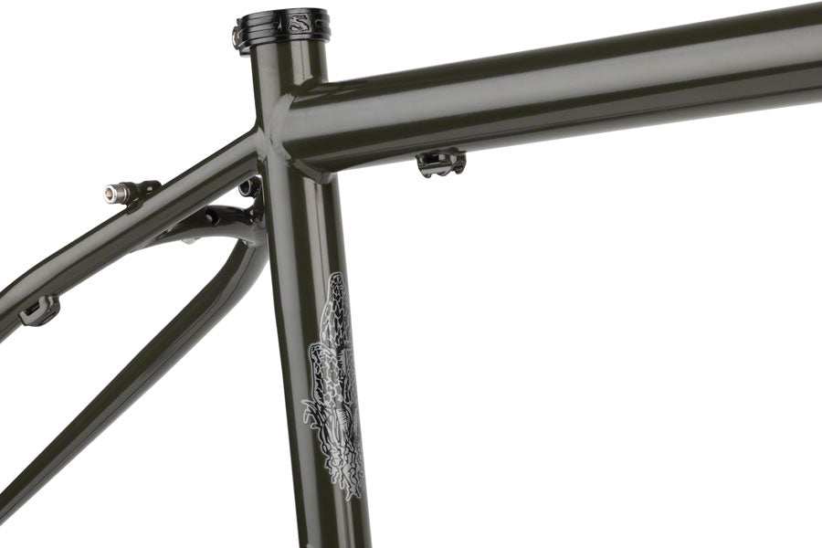 Surly Bridge Club Frameset - 27.5"/700c Steel Majestic Moss Small Touring Frame Surly   
