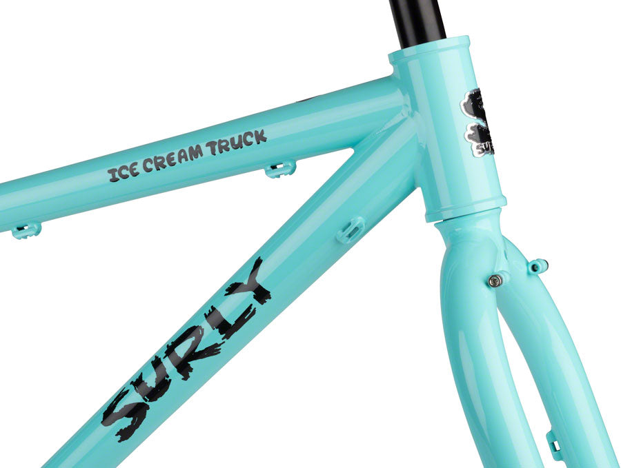 Surly Ice Cream Truck Fat Bike Frameset - 26" Steel Safety Mask Blue Small Fat Bike Frame Surly   