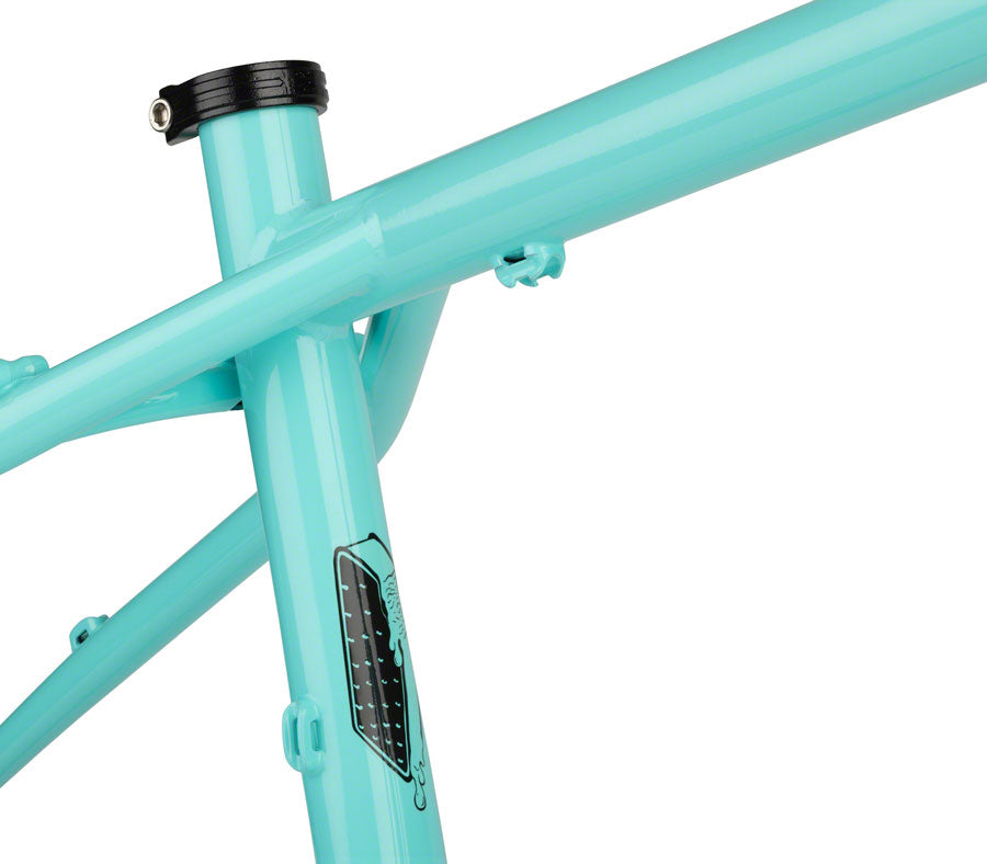 Surly Ice Cream Truck Fat Bike Frameset - 26" Steel Safety Mask Blue Small Fat Bike Frame Surly   