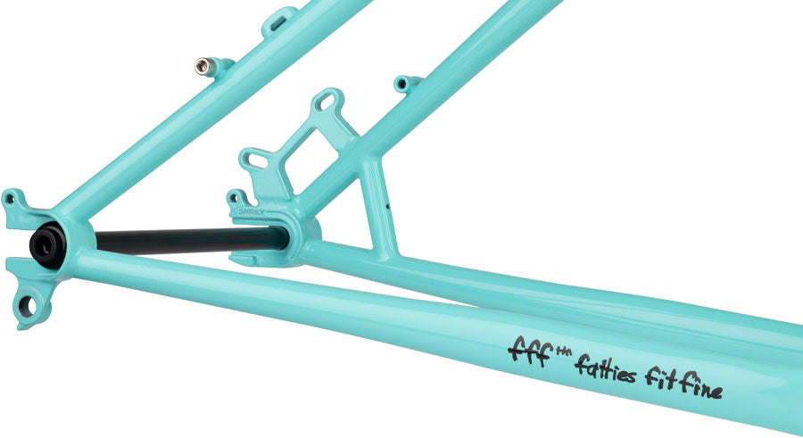 Surly Ice Cream Truck Fat Bike Frameset - 26" Steel Safety Mask Blue Small Fat Bike Frame Surly   