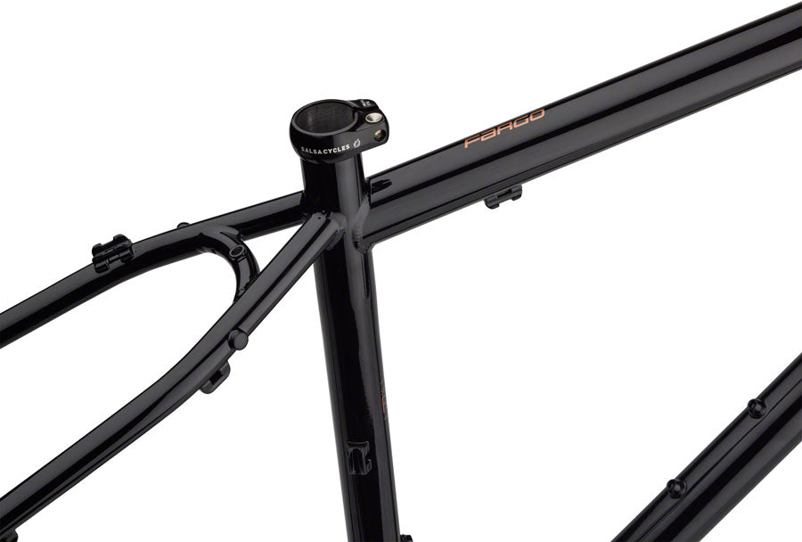 Salsa Fargo Frameset - 29" Steel Black Small All-Road Frame Salsa   