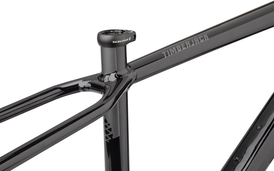 Salsa Timberjack Frame - 29"/27.5" Aluminum Black Small Mountain Frame Salsa   