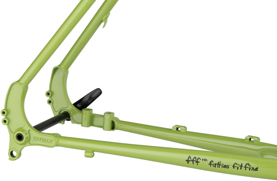 Surly Disc Trucker Frameset - 700c Steel Pea Lime Soup 60cm Touring Frame Surly   